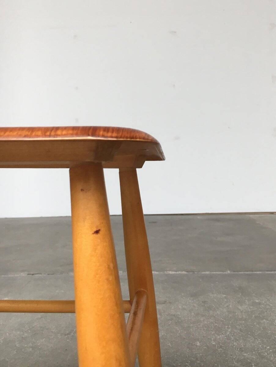 Tabouret suédois milieu du siècle de Edsby Verken