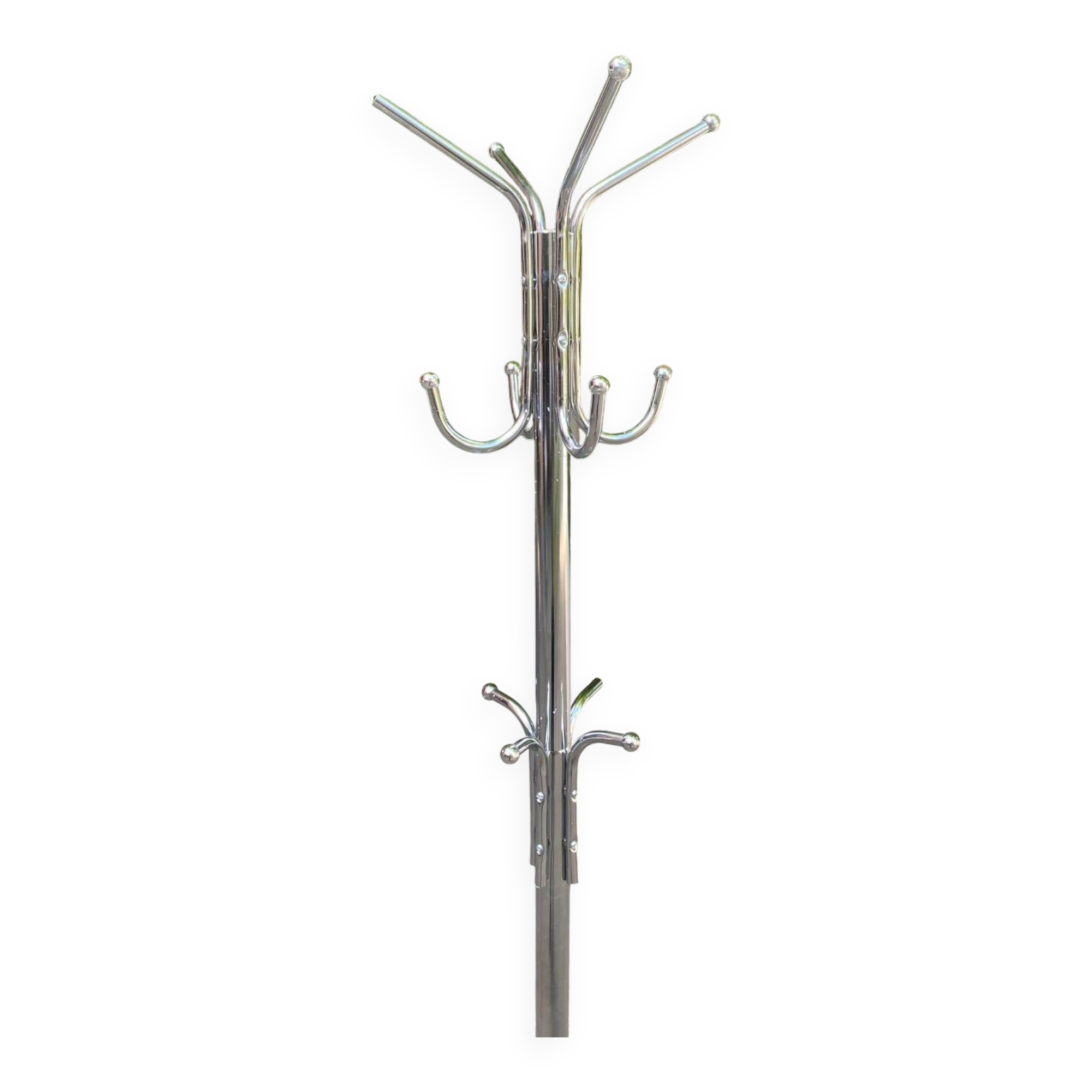 Vintage Parrot Coat Rack in Chrome Steel