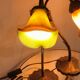 Two art nouveau style tulip lamps signed art de France