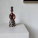 Ceramic candle holder for women, 1920/1930, Soufflenheim