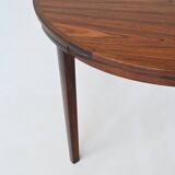 Dyrlund Lotus Flip Flap dining table in rosewood Denmark 1960