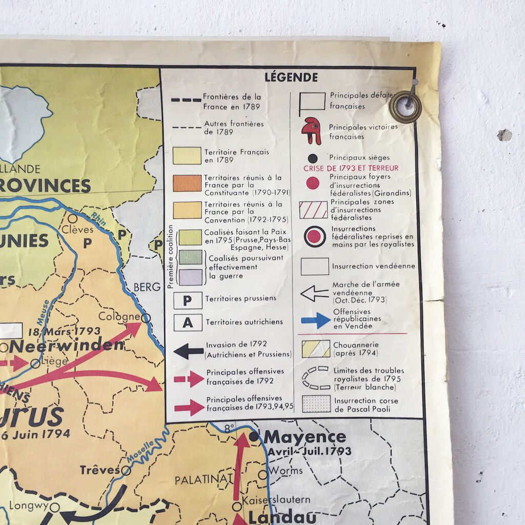 Napoleon & revolution school map