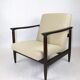 Beige Boucle GFM-142 Armchair by Edmund Homa, 1970s