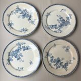 Set of 4 Sarreguemines Redcurrant flat plates