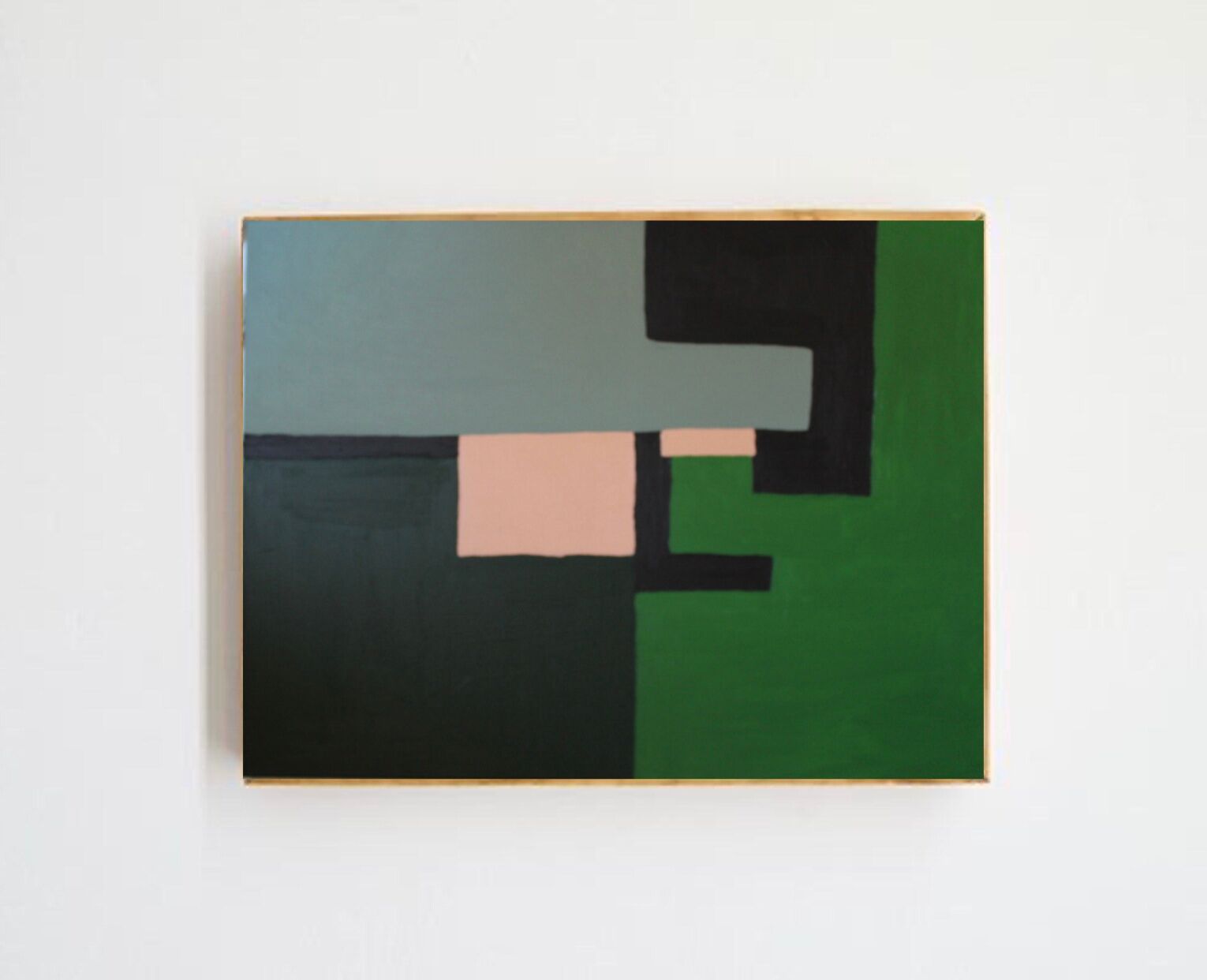 Abstract green to block