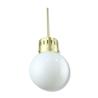 Mid-century modern opaline pendant lamp