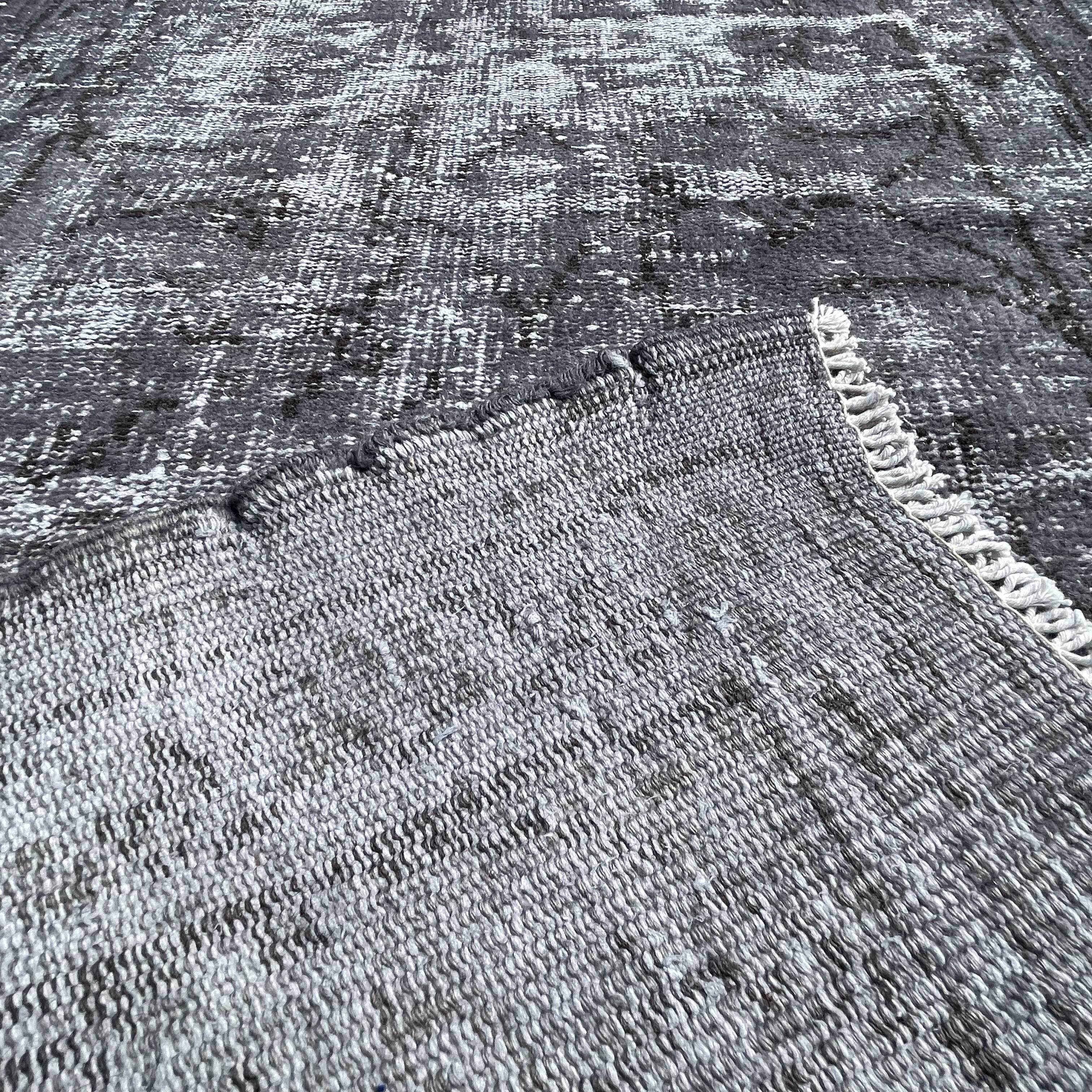 Vintage distressed turkish rug runner
