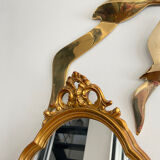 Old gilded mirror 40x24 cm
