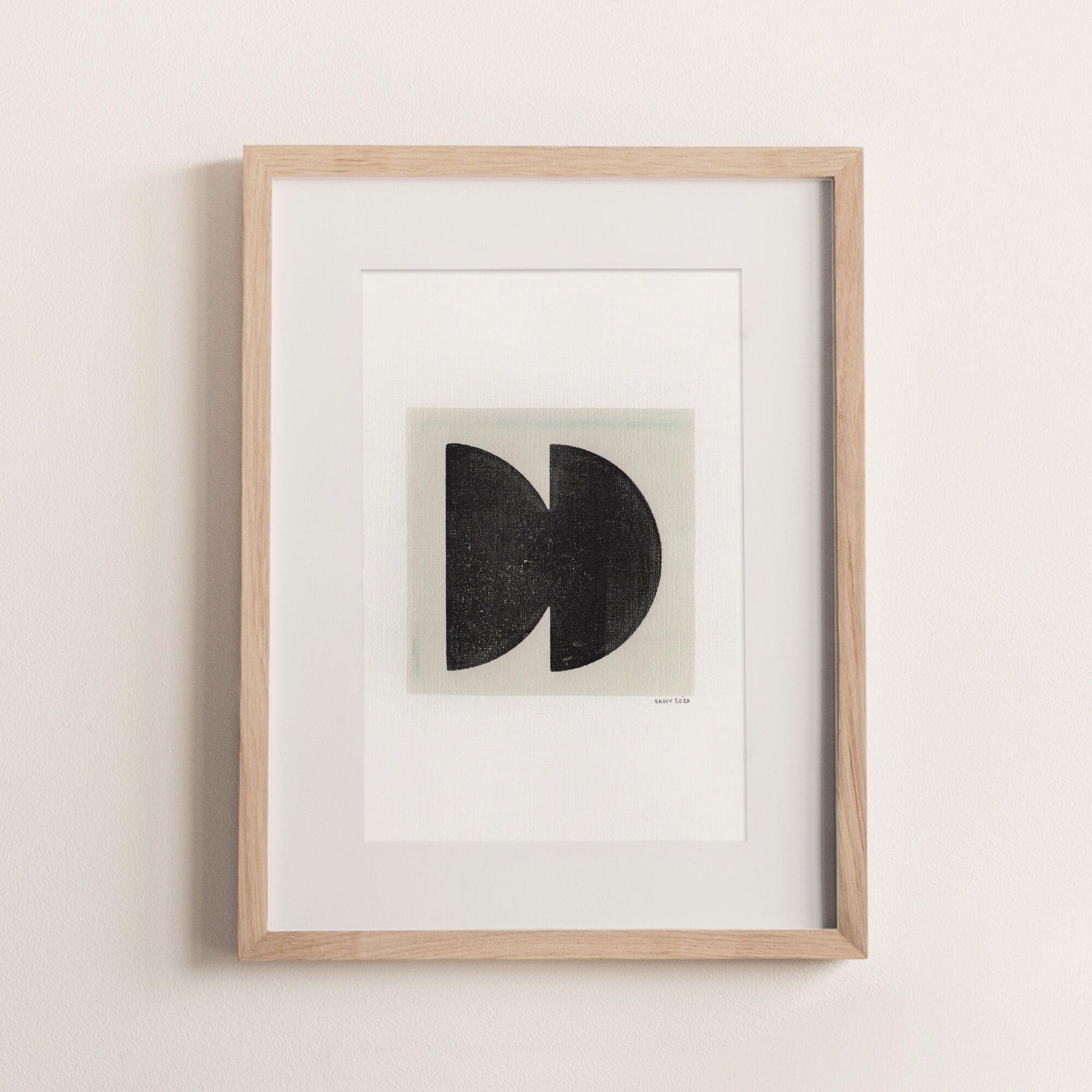 Painting on paper • M185 • signed Eawy