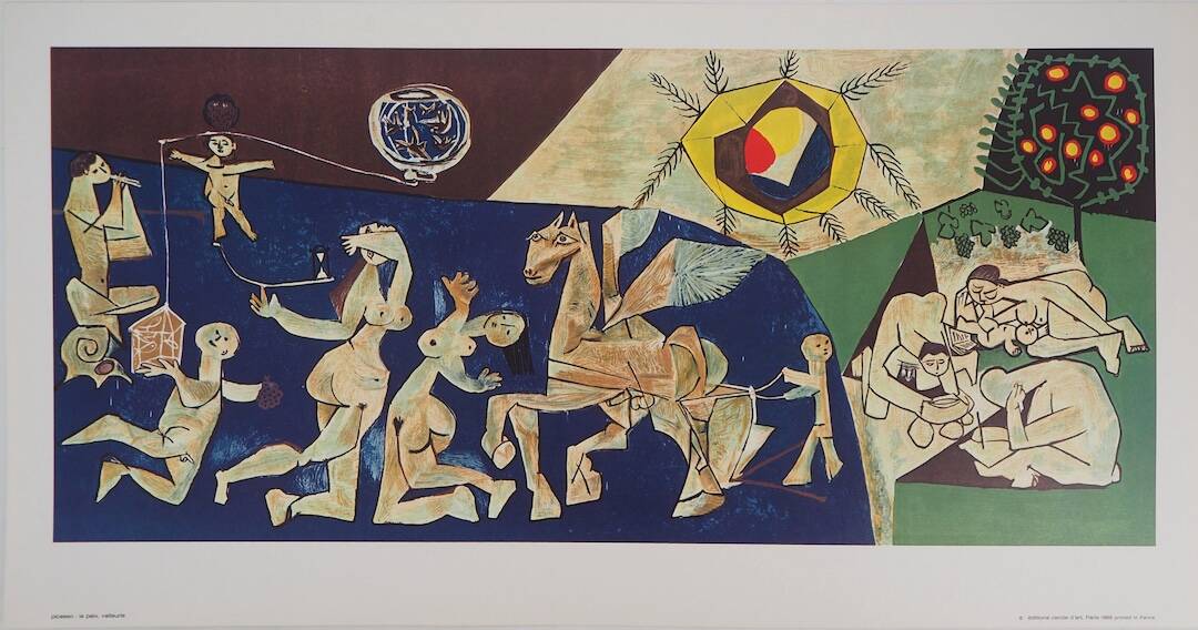Pablo Picasso: Peace - Color Lithograph