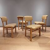 Set of 4 vintage Danish design dining chairs
