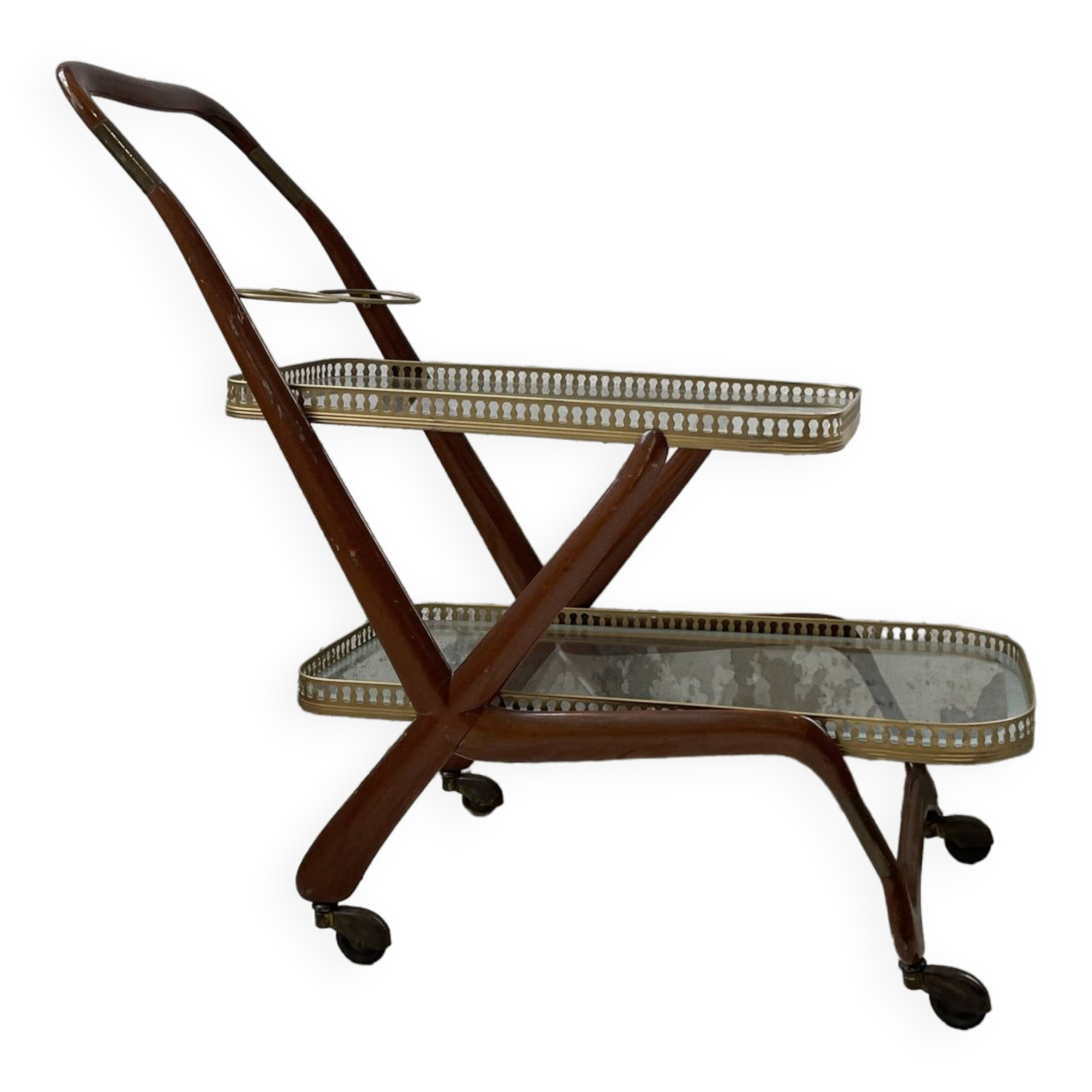 Italian Cesare Lacca style trolley, 1950s