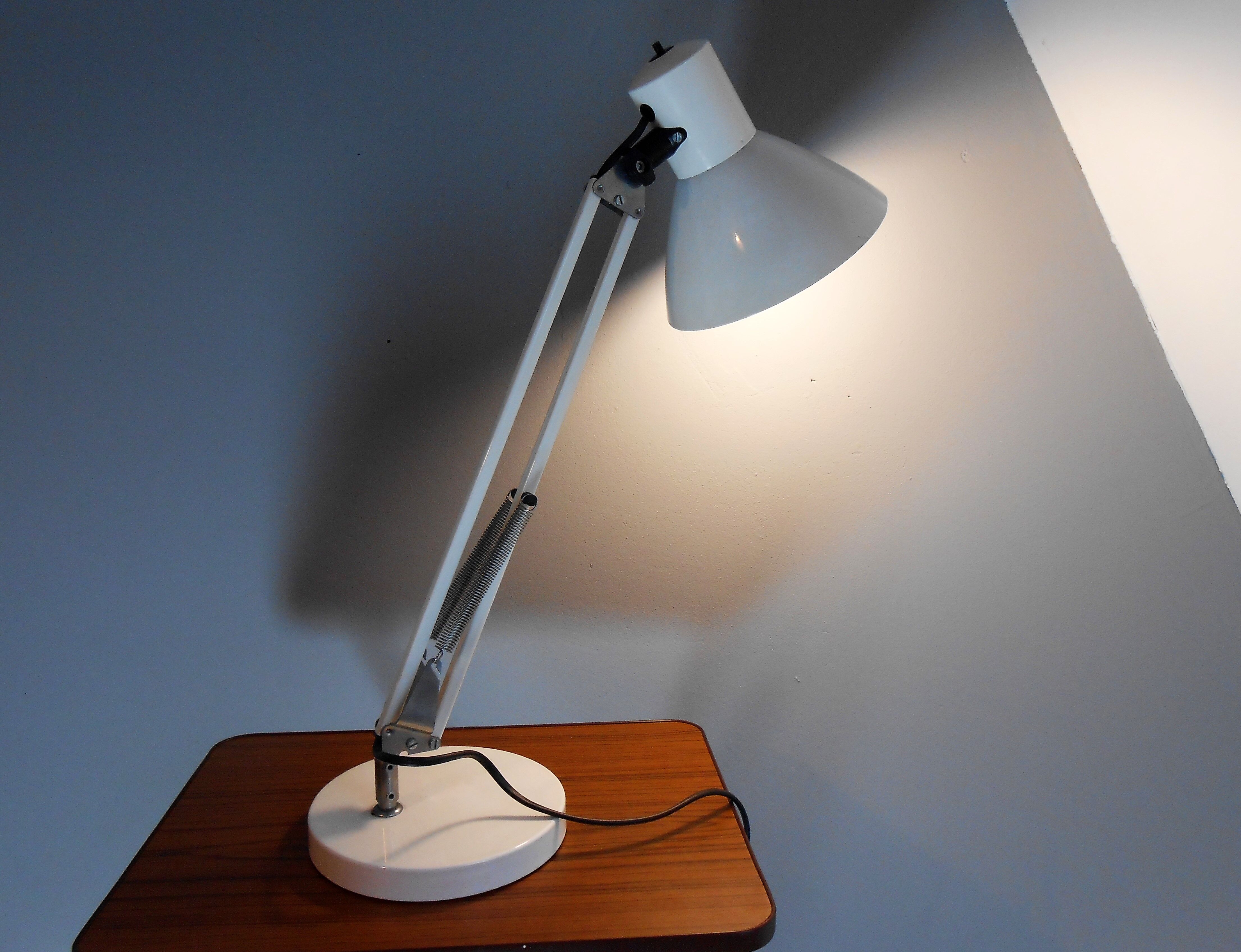 Lampe d'architecte, fabriqué en RDA