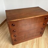 Teak chest of drawers