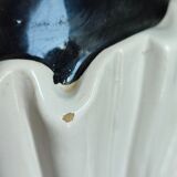 Vintage Pierrot ceramic lamp base.