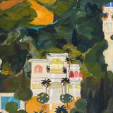 20th century villa landscape