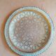 Vintage Moroccan tray in copper metal