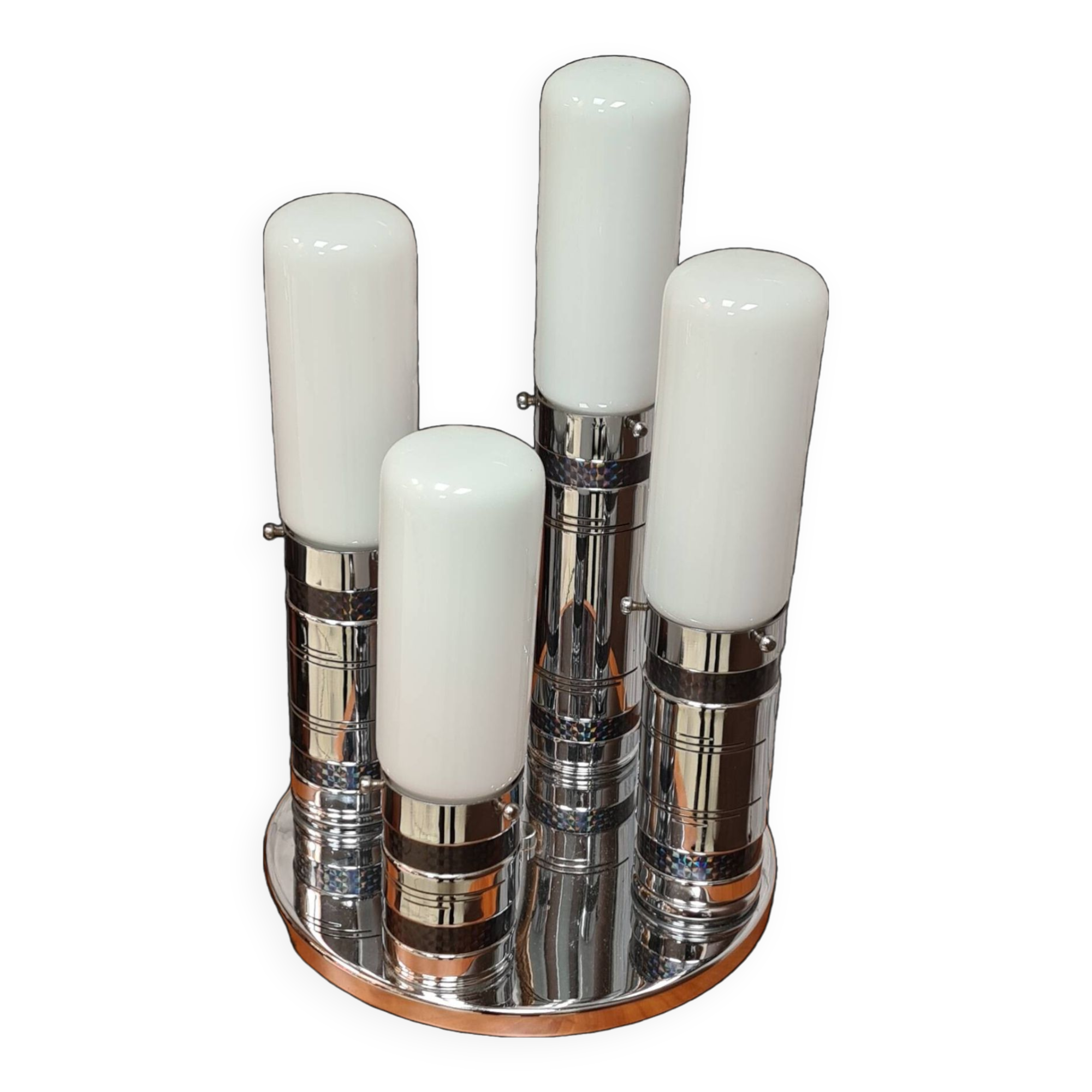 Space Age lamp in Murano glass in the Carlo Nason style, Mazzega, Italy, 1970