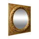 Large Louis XVI style mirror in gilded wood and composition – Early 20th century.