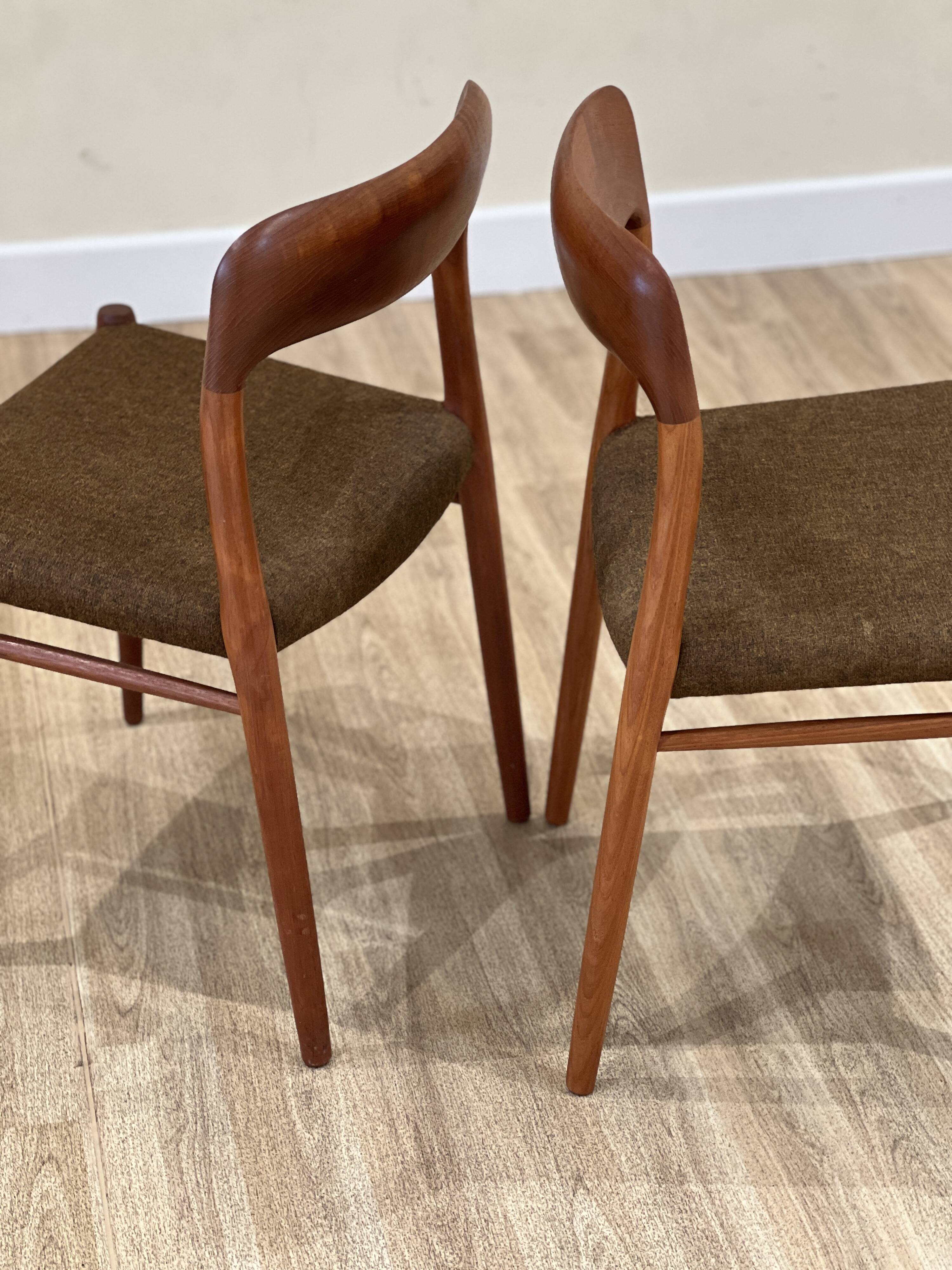 Niels Otto Møller chairs (Model 75) 10 chairs