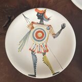 Set of 5 plates by Roger Capron