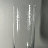 Lot de 8 verres en cristal ciselé / gravé