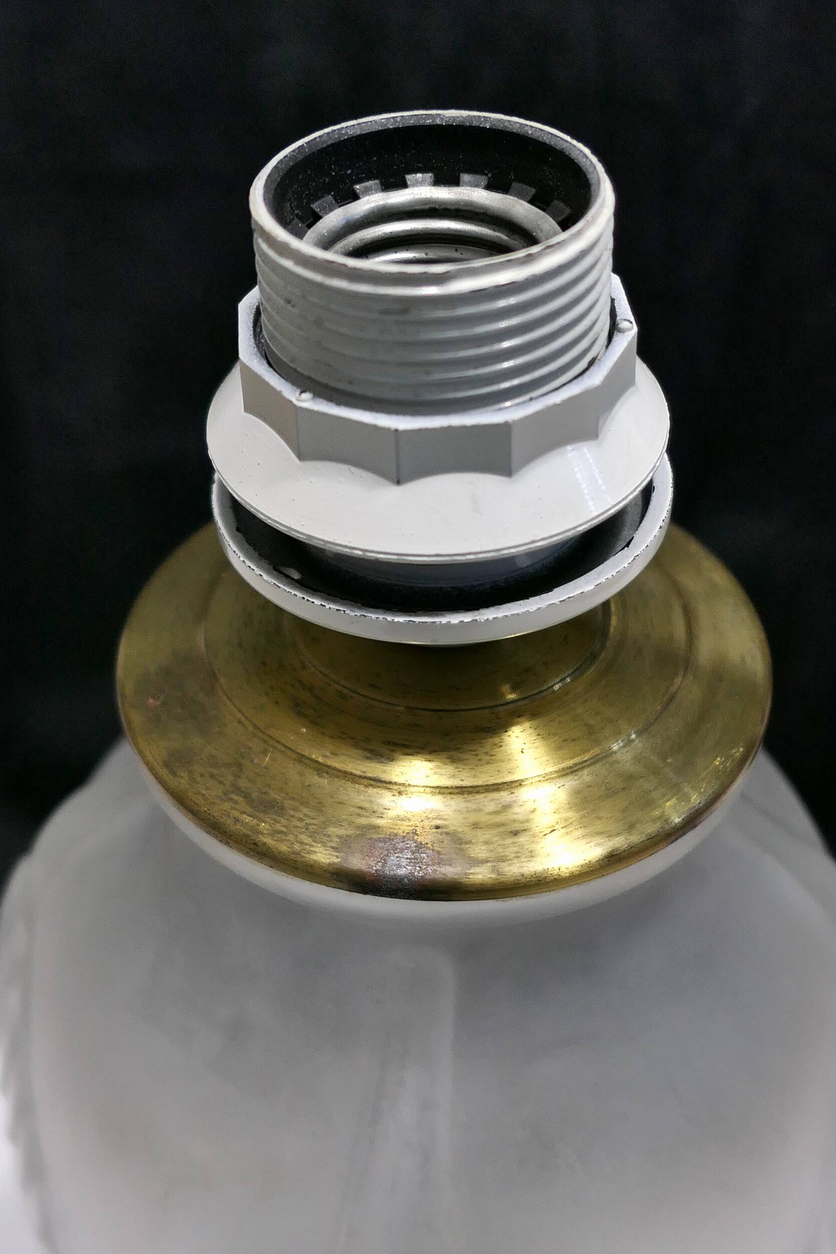 Rare table lamp base Maison Le Dauphin 1960-70