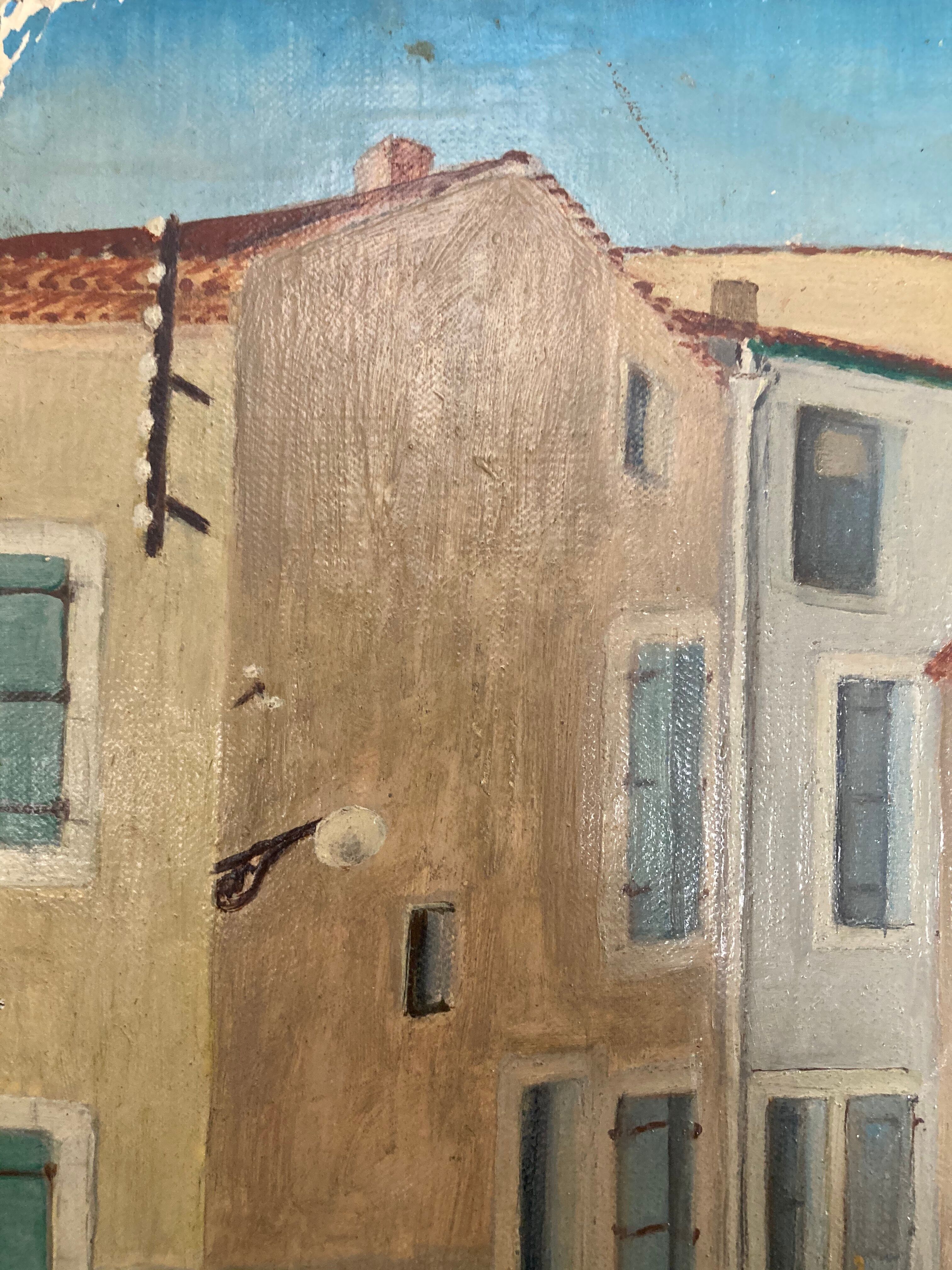 Huile sur panneau