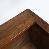 Antique 19th century rustic French trough or alternative storage unit in pi