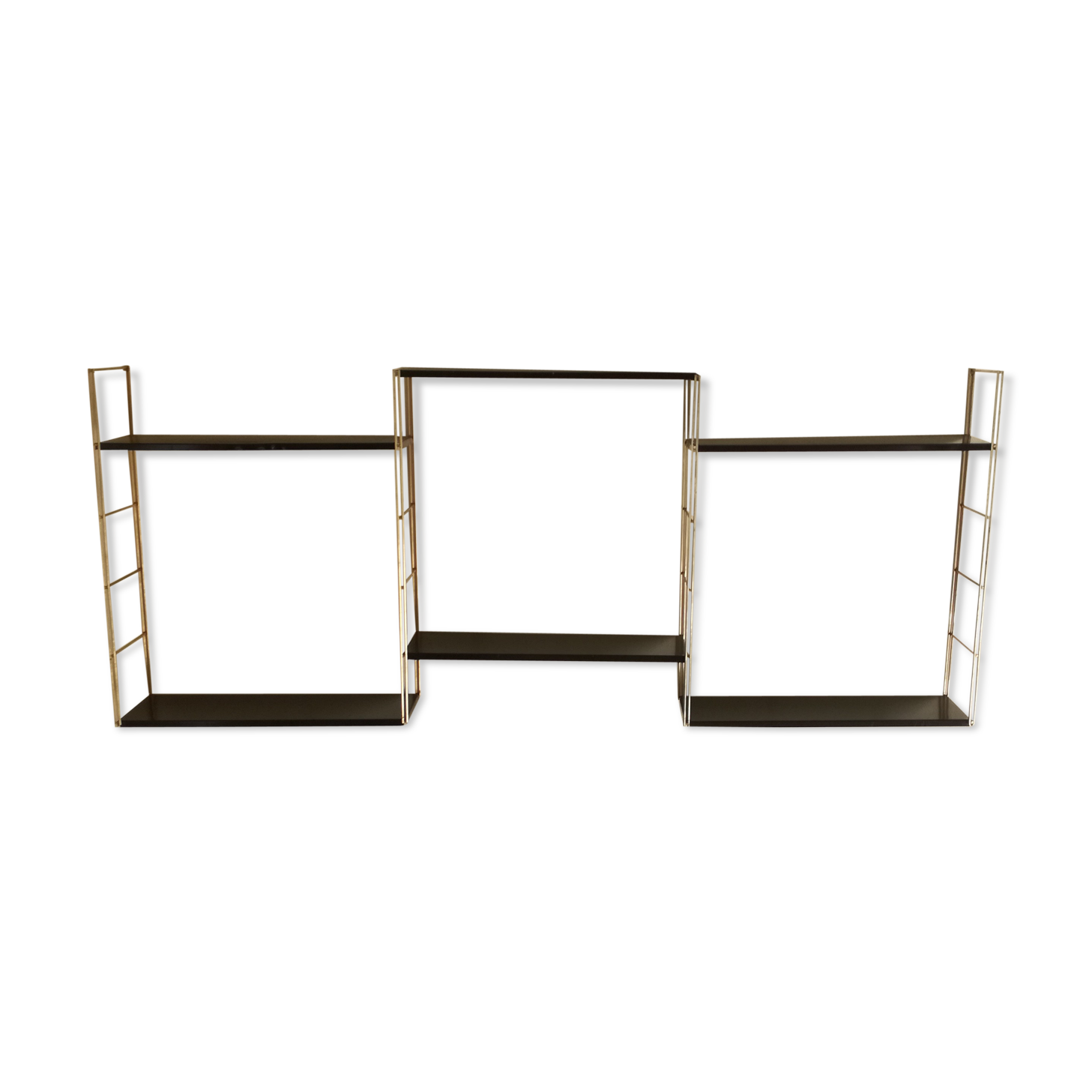 Gold and brown thong shelf