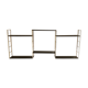 Gold and brown thong shelf