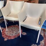 Set of 3 armchairs by Philippe Starck, Dr No model, for Kartell