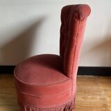 Mariette pink toad fireside chair