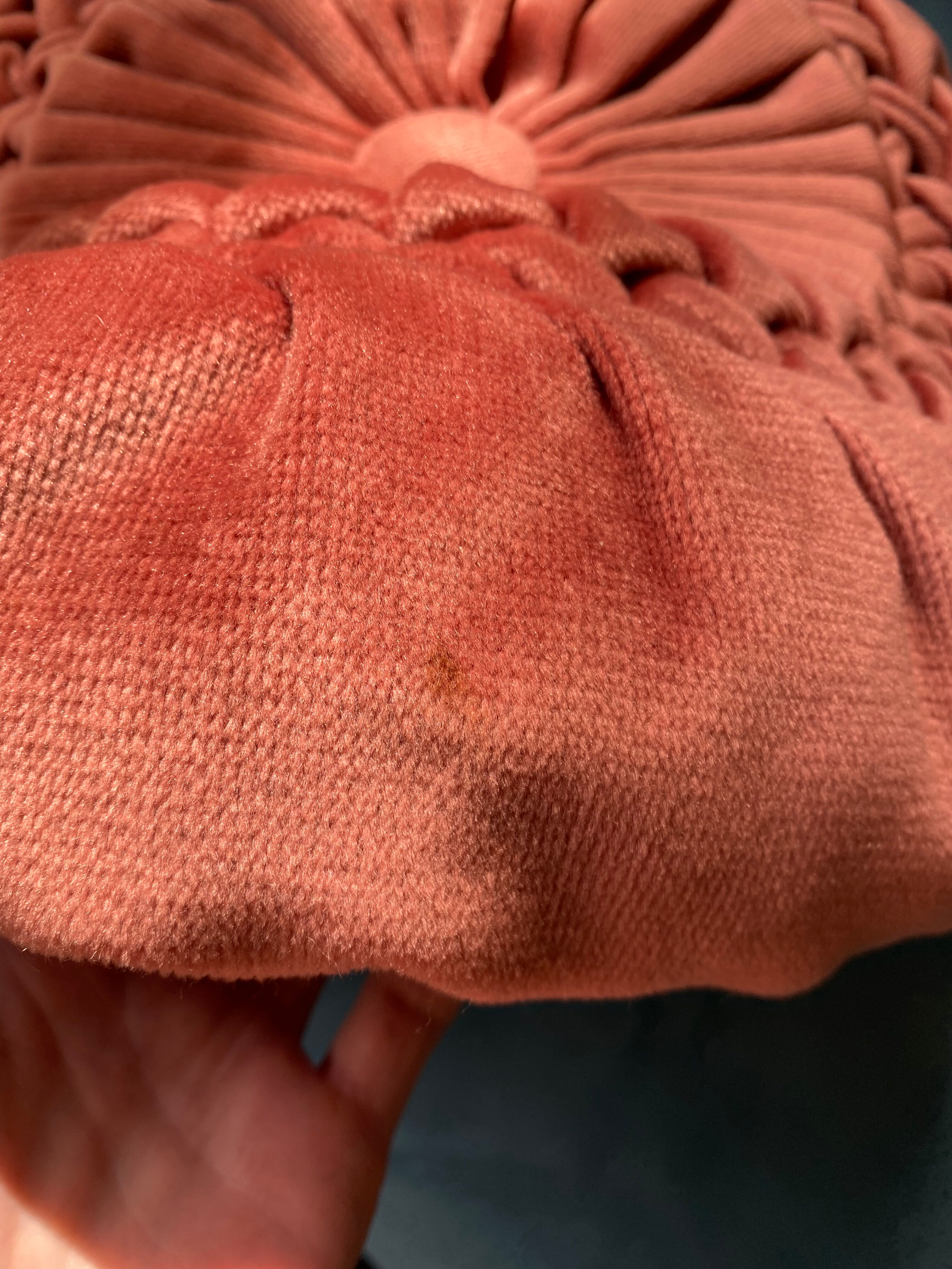 Velvet cushion 70s