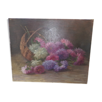 Still life with chrysanthemums