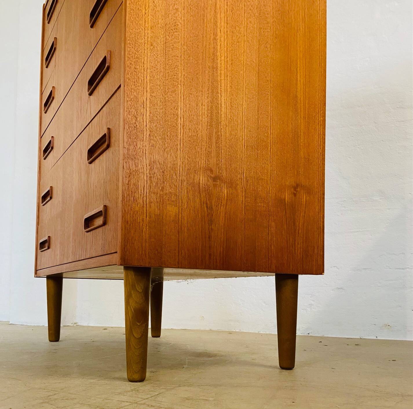 Vintage Danish mid-century teak chest of drawers by Westergaards