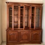 Cherry bookcase stamped Louis Tricoire