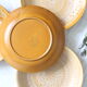 Set of 4 flat plates Niderviller, Fauve, vintage
