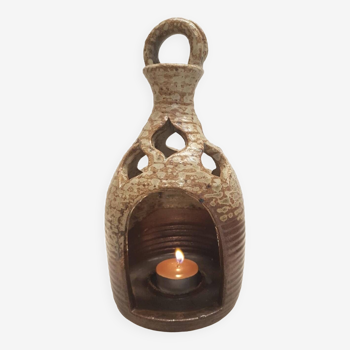 1950s sandstone lantern candle holder