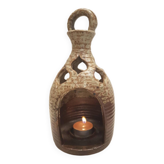 1950s sandstone lantern candle holder