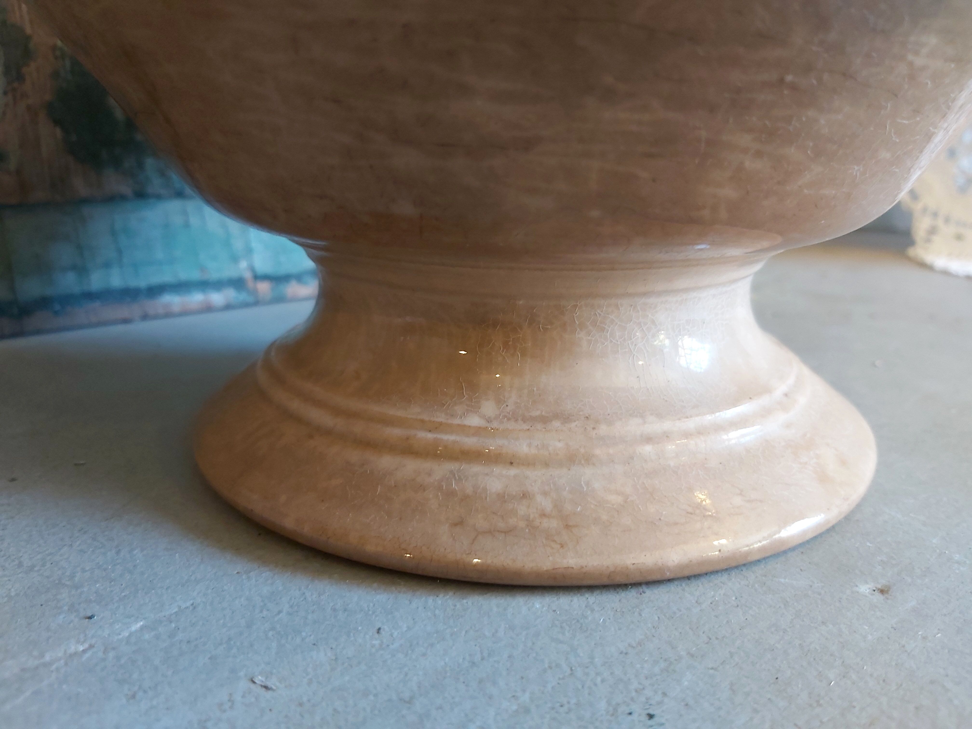 Vintage french fruit bowl from Sarreguemines