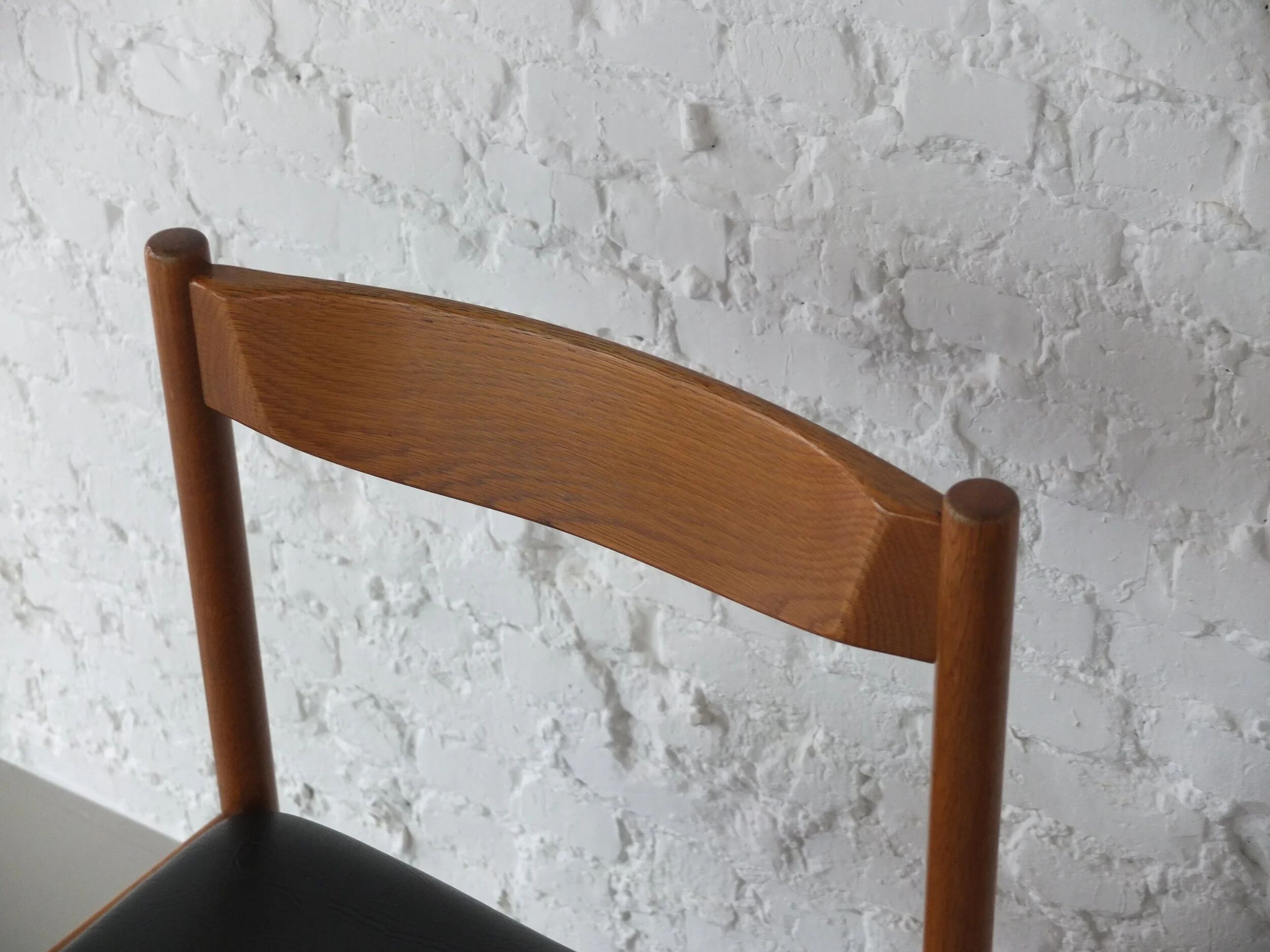 Dining set in natural oak by Meubelatelier Vanda, 1970s
