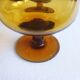 Amber glass service from the 1970s.