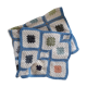 Plaid en crochet vintage