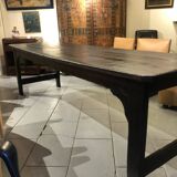 Large old table in blackened pine