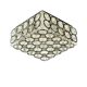 Mid Century Modern Iron Ring Glass Ceiling Light From Limburg, 1960s