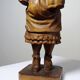 Sujet "La serveuse de bière" en bois sculpté Ludwig Roger Allemagne années