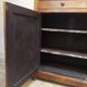 Solid walnut sideboard with 2 doors and 2 drawers, late 19th century
