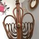 Berceau, lit bébé vintage en bois courbé