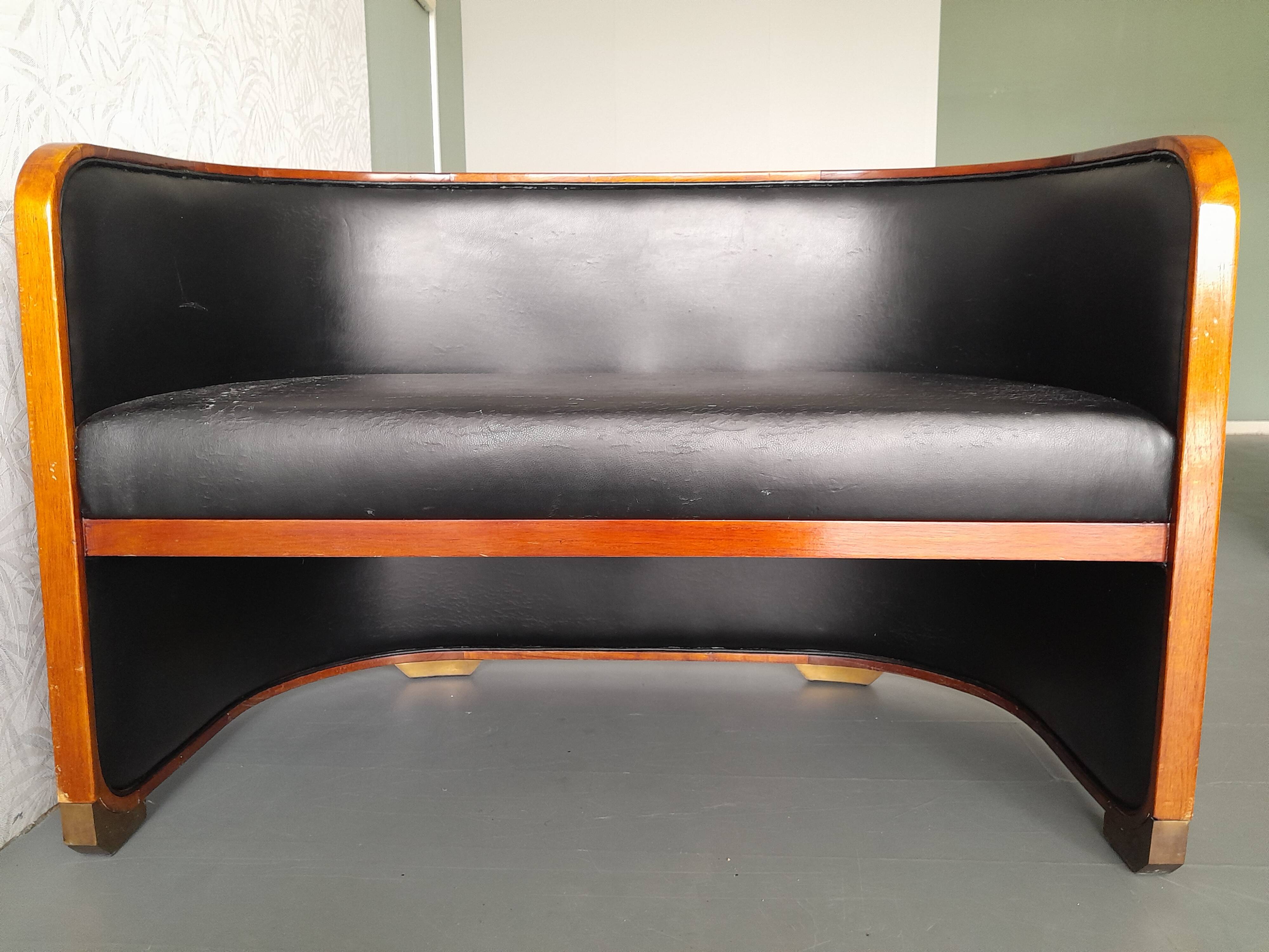 Club-Sofa Studio Globe Wernicke, 1930's - 1940's, art deco